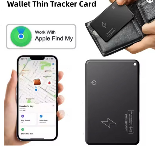Card GPS Tracker Wireless – Localizzatore Ultrapiatto Compatibile con Apple “Dov’è”