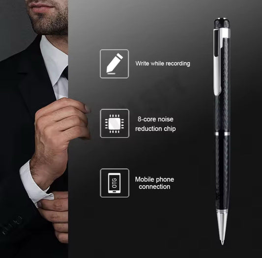 Penna Spia Registratore Vocale USB 64GB – Mini Micro Spia Ambientale MP3