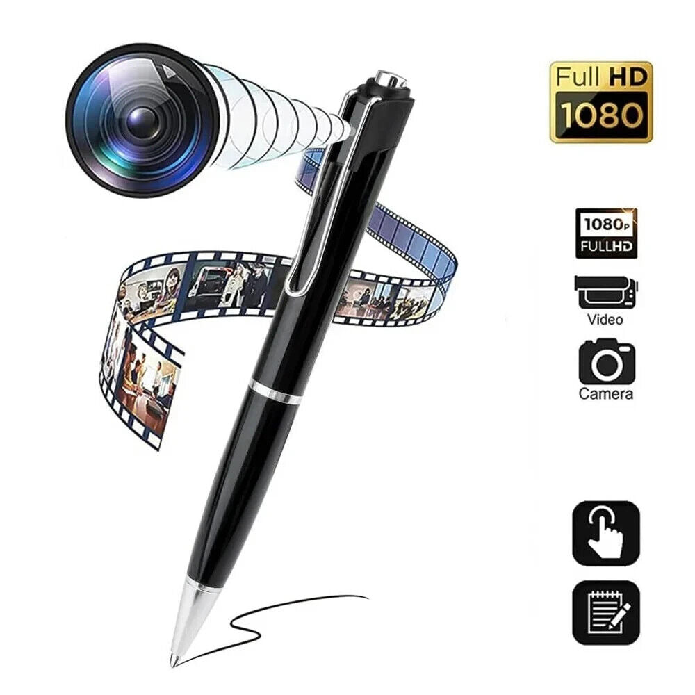 Penna Mini Camera HD 1080P – Registrazione Audio/Video Discreta e Portatile | Telecamera Spia Penna