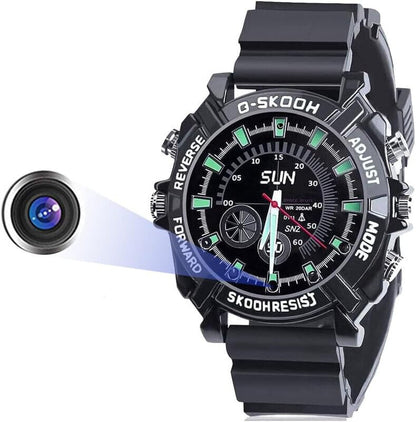 Orologio con Telecamera Nascosta Full HD 1080P | Registrazione Audio/Video 32GB Integrati – Dispositivo Elegante per Monitoraggio Discreto