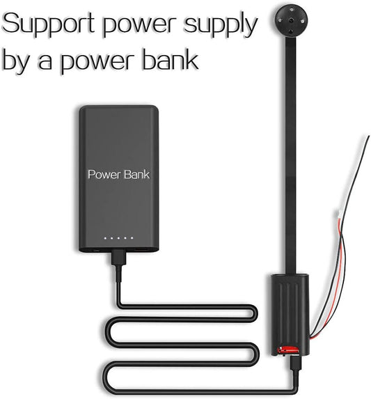 Mini Camera S80 HD con Funzione Power Bank – Registrazione Video, Rilevamento Movimento e Memoria 32GB