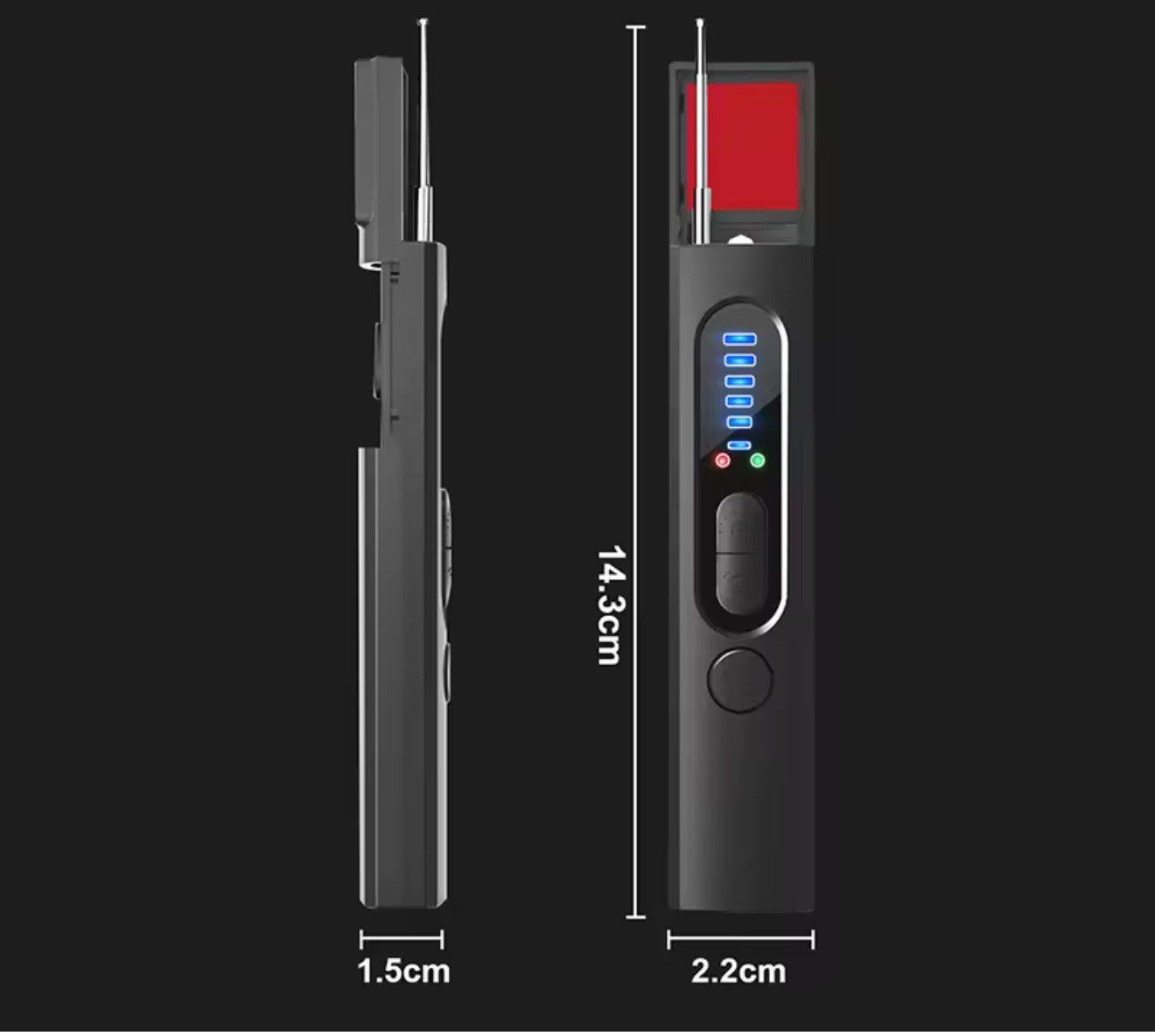 Rilevatore di Microspie Professionale – Anti-Cimici, Spycam, Telecamere Wireless e Cablate
