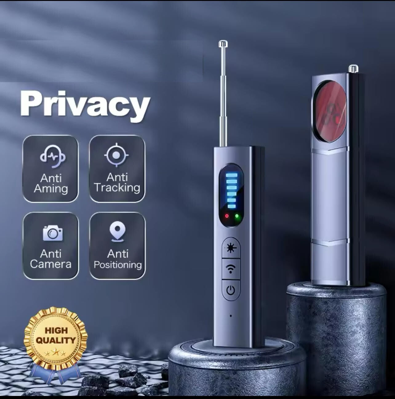 Rilevatore di Microspie Professionale per Cimici, Spycam, Telecamere Wireless e Cablate