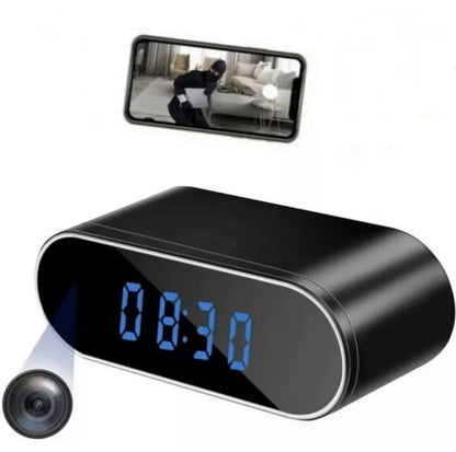 Sveglia Orologio Digitale Wi-Fi Z10 – Telecamera Spia HD con Audio e Visione Notturna