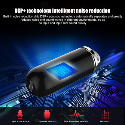 Mini Registratore Vocale Digitale 8GB – Registratore Audio Professionale Portatile