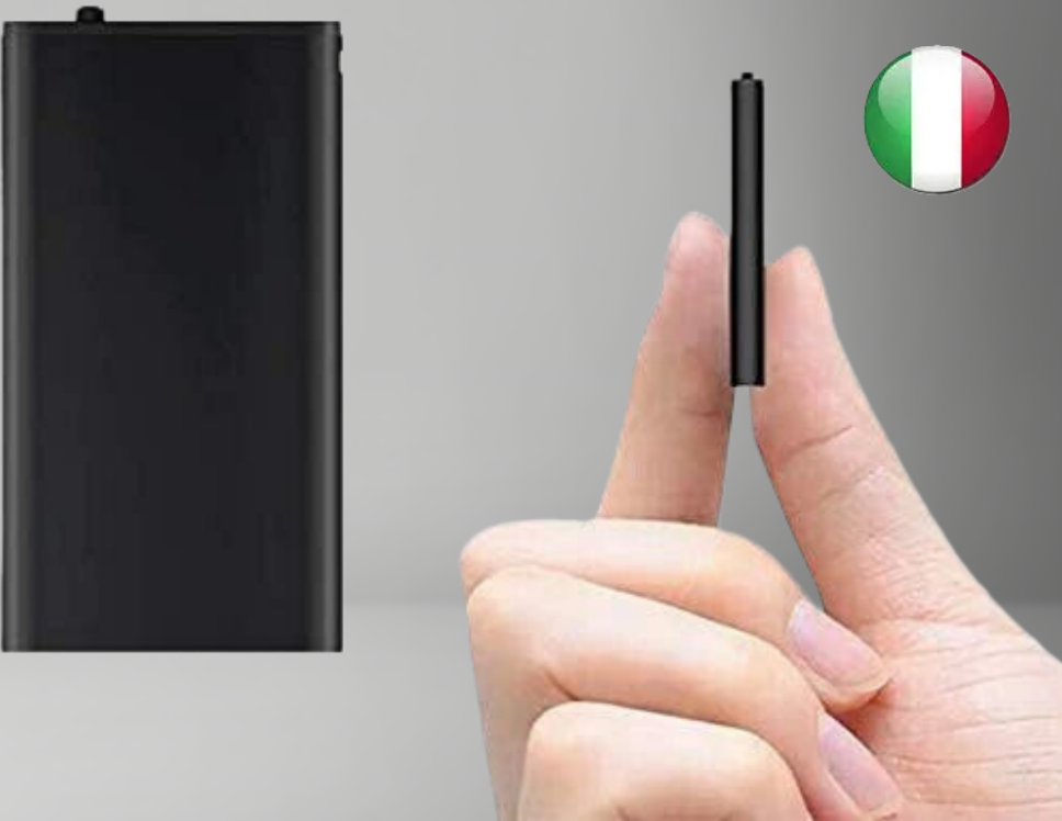 Registratore Audio Spia Q1 16GB – Alta Qualità, Controllo Vocale e Manuale, Compatto e Discreto
