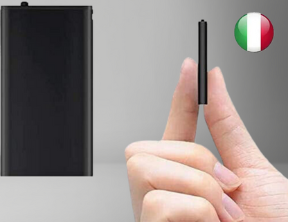 Registratore Audio Spia Q1 16GB – Alta Qualità, Controllo Vocale e Manuale, Compatto e Discreto